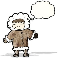 Cartoon Eskimo N6