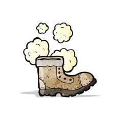 Old Work Boot Cartoon N2