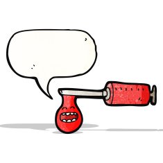 cartoon medical needle N9