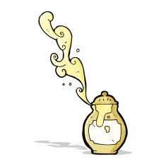old clay honeypot cartoon N2