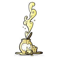 old clay honeypot cartoon N4