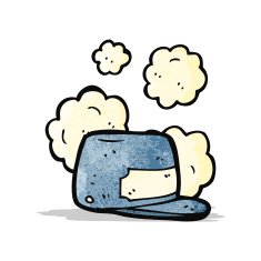cartoon train driver hat