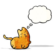 fat cartoon cat