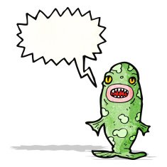 Monster Fish Cartoon N2