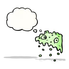 cartoon slime monster N4