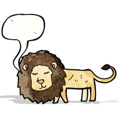 Cartoon Lion N69