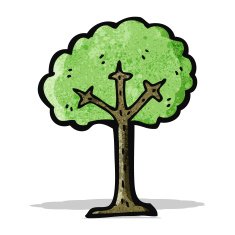 Cartoon Tree N133