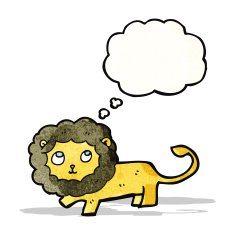 Cute Cartoon Lion N14