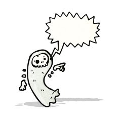 cartoon spooky ghost N42
