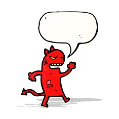 cartoon little devil N52