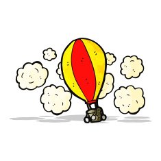 Hot Air Balloon Cartoon N10