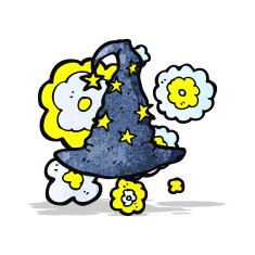 Cartoon Wizard Hat N5