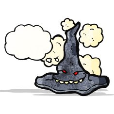 cartoon witches hat N3