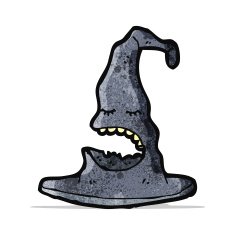 cartoon witches hat N4