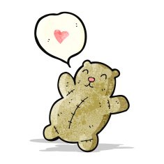 cartoon teddy bear N55