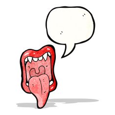 shouting mouth cartoon N3