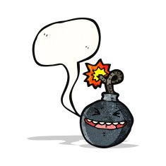 Cartoon Bomb N37