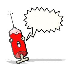 cartoon needle of blood N3