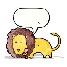 Cartoon Lion N70