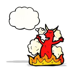 cartoon devil appearing N3