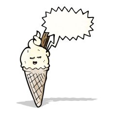 ice cream cone cartoon character N13