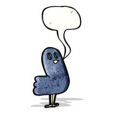 cartoon spooky raven