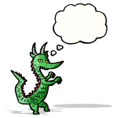 cartoon little dragon N3