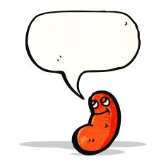 Baked Bean Cartoon Character N6