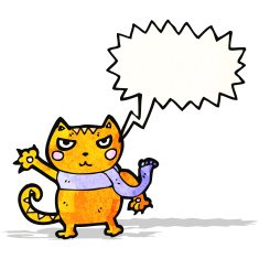 Cartoon Cat N164