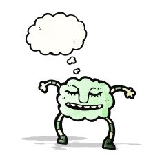 cartoon cloud monster N14