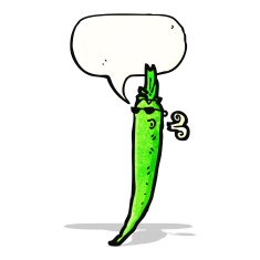 cartoon chili pepper N11