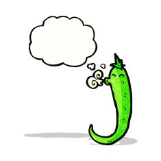 Chili Pepper Cartoon Character N4