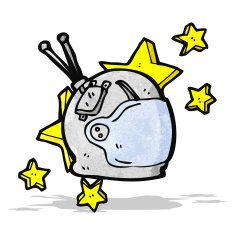 cartoon astronaut helmet N5