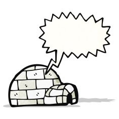 cartoon igloo