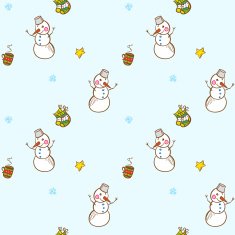 Vector christmas and new year seamless pattern N3