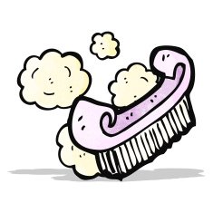 cartoon nail brush N3