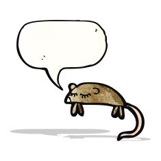 cartoon squeaking mouse N8