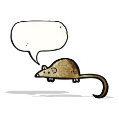cartoon squeaking mouse N9