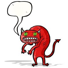 Cartoon Devil N43