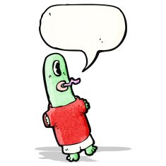 cartoon talking alien N4