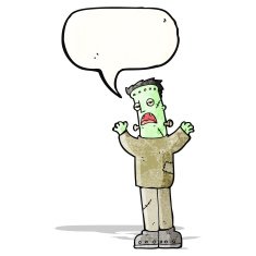 frankenstein's monster cartoon N2