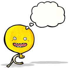 cartoon balloon with face N9