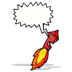 cartoon firework N19