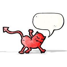 cartoon little devil N63
