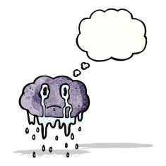 Cartoon Rain Cloud N21