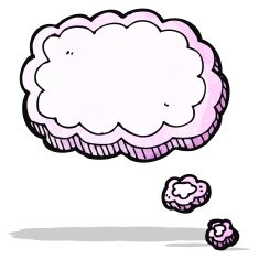 Cartoon Thought Cloud N3