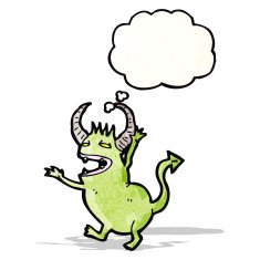 cartoon little devil N65