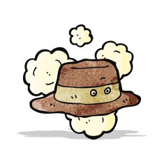cartoon old hat N6