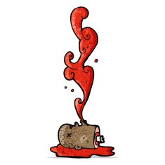 gross severed head cartoon N18