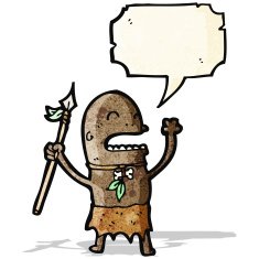 cartoon tribesman